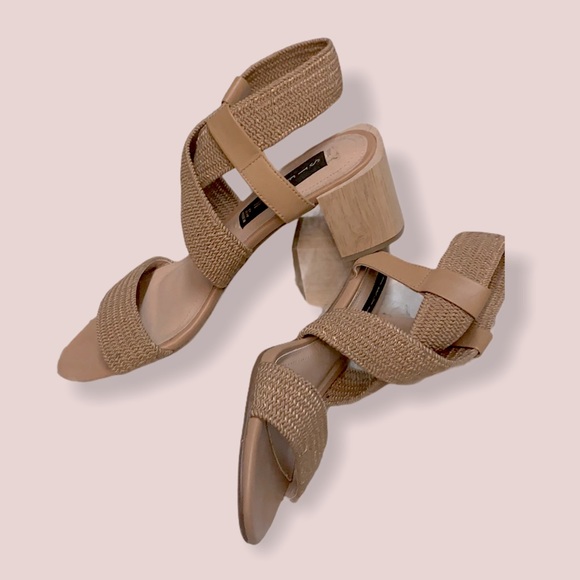 Steven By Steve Madden Shoes - Steven by Steve Madden Nude block heel sandal
